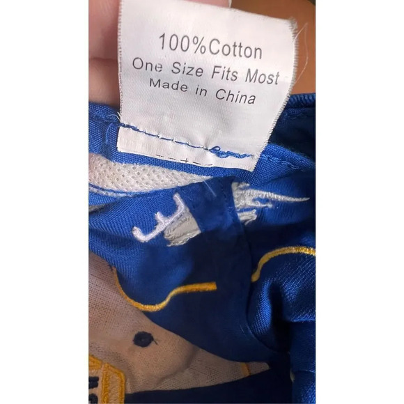 NASCAR NAPA Racing Michael Waltrip Men’s Blue Yellow Adjustable Hat Cap - Picture 7 of 9